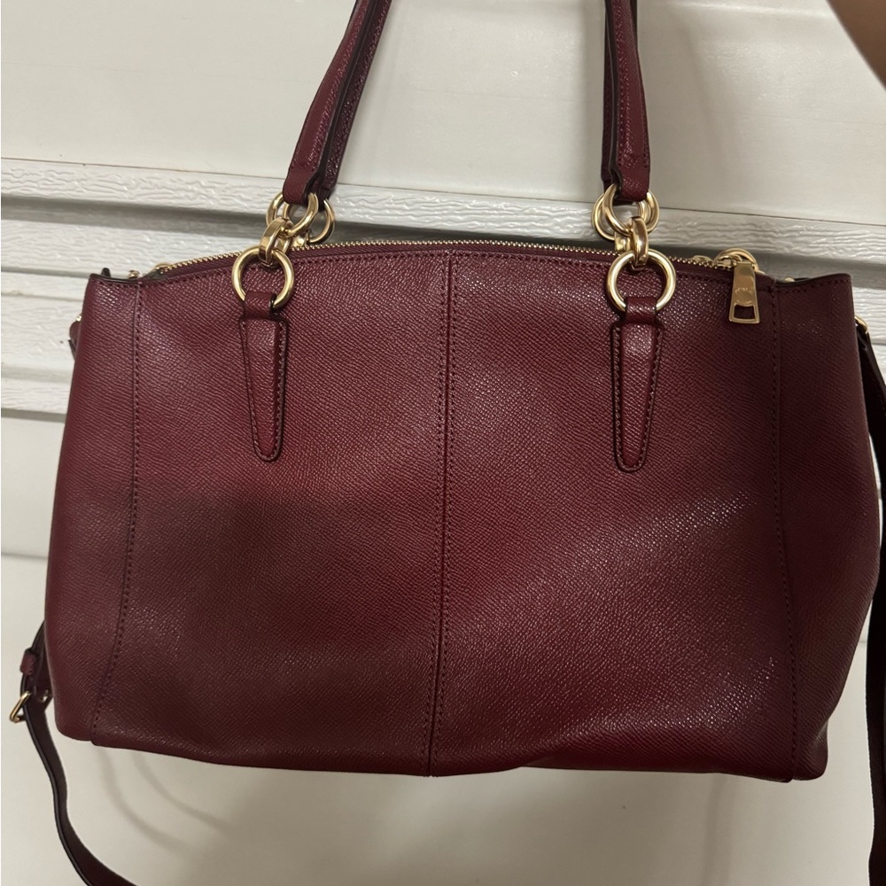 Coach Small Christie Carryall In Crossgrain Leather F57520 - Picture 3 of 3